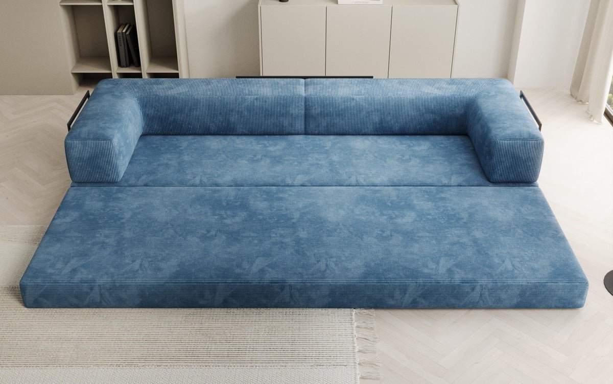 Designer Sofa Lazy 3-Seater XXL in Corduroy