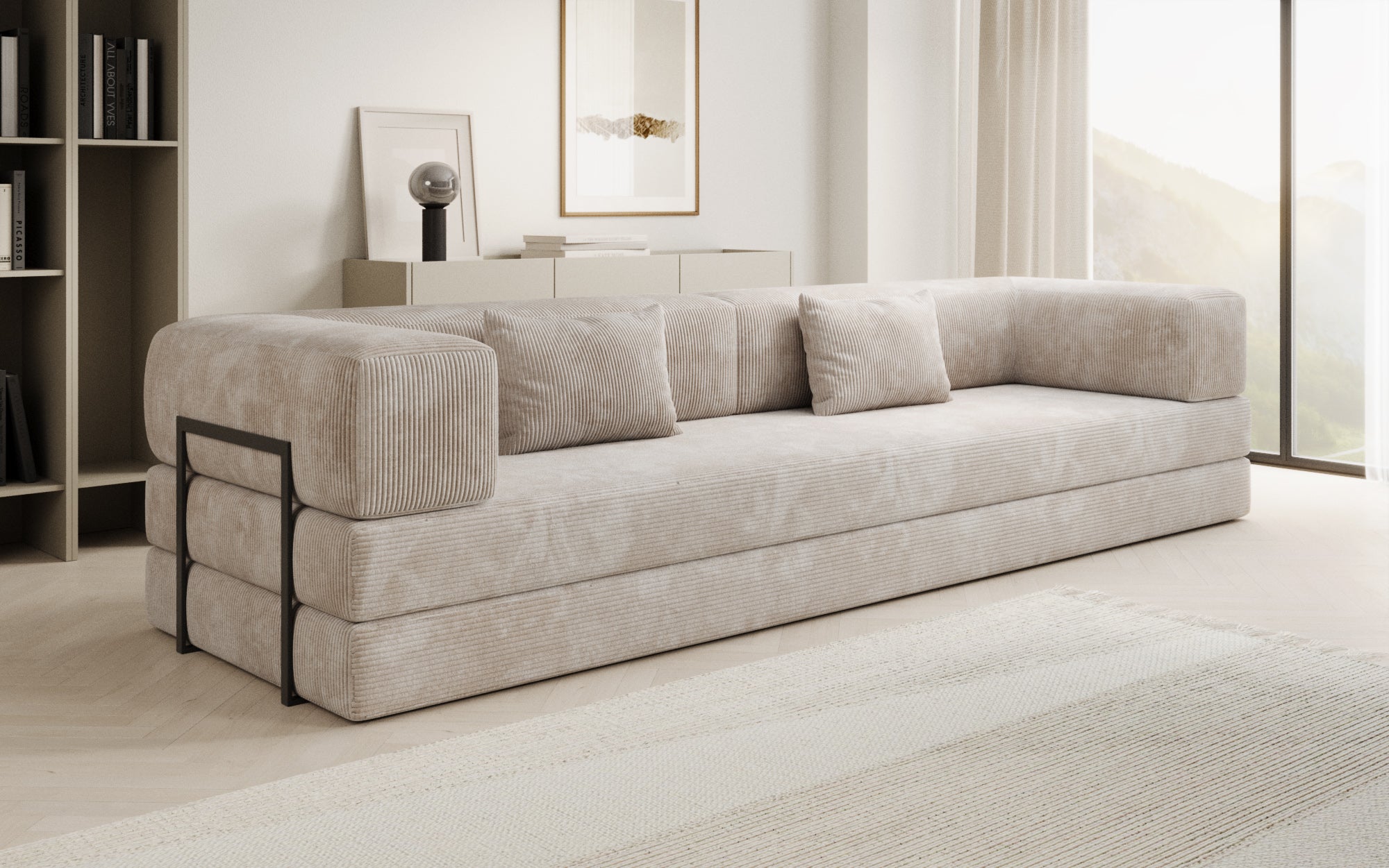 Extra cover for Lazy sofa in corduroy
