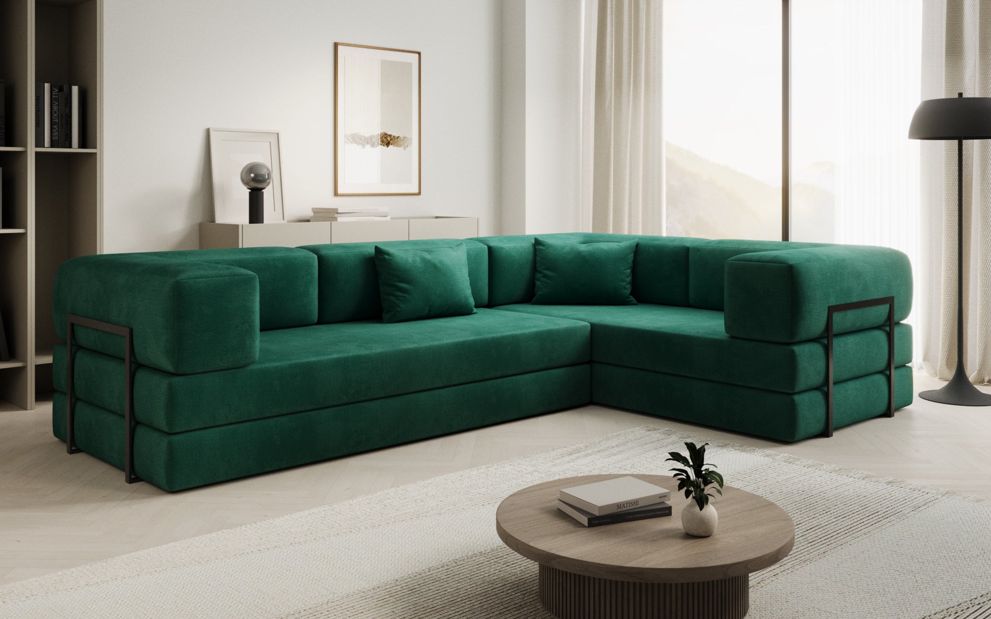 Extra cover for Lazy sofa in velvet