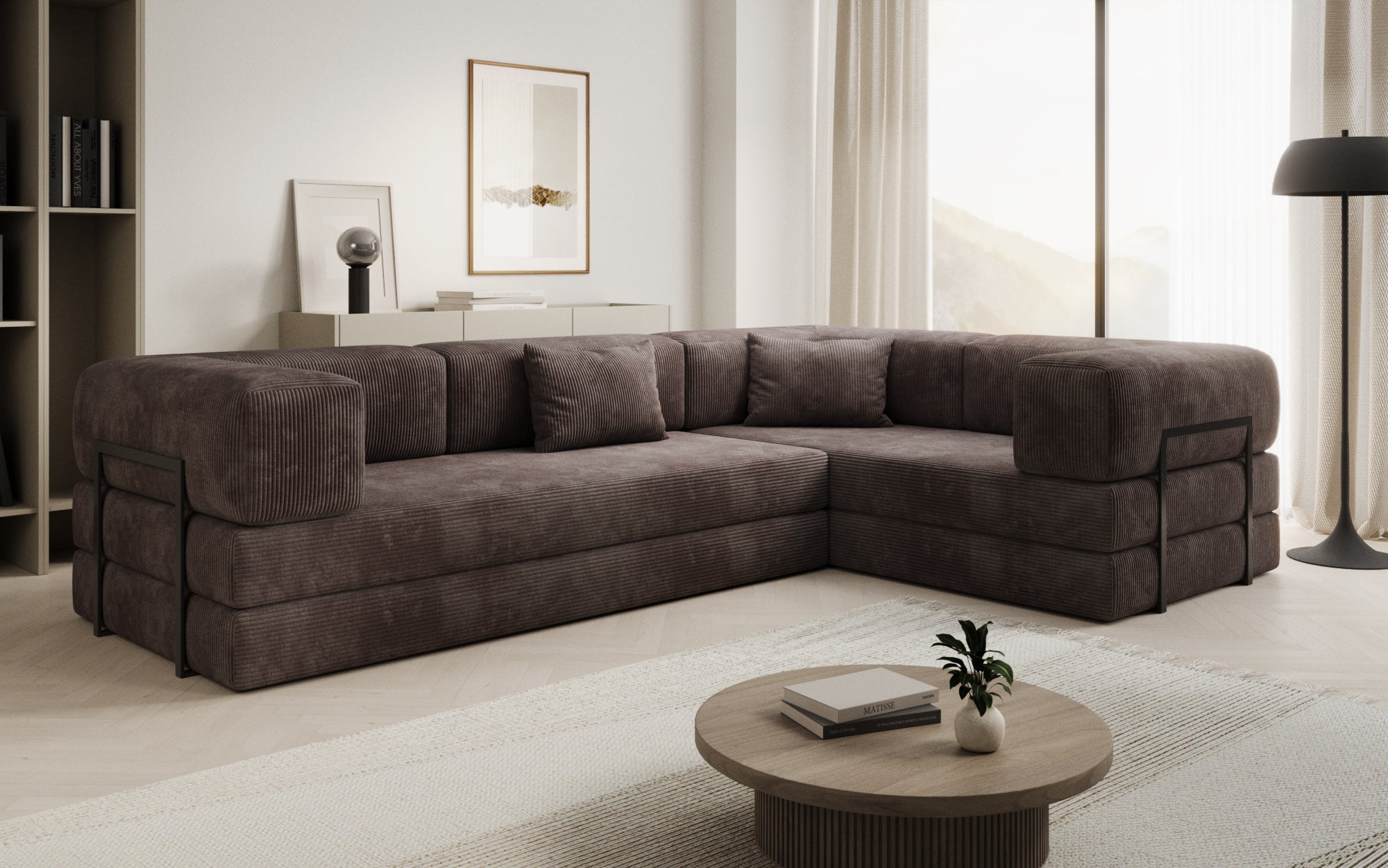 Extra cover for Lazy sofa in corduroy
