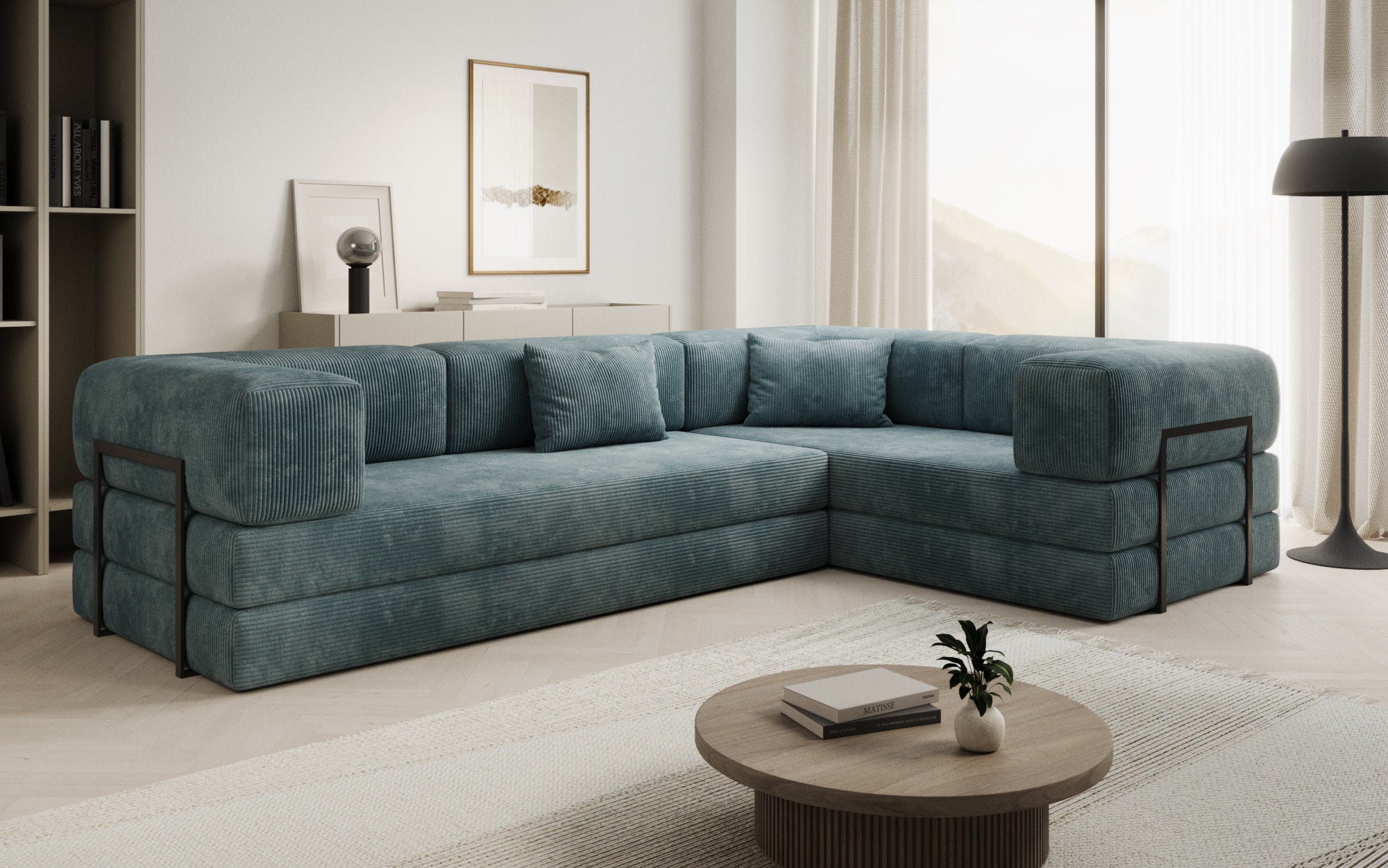 Extra cover for Lazy sofa in corduroy