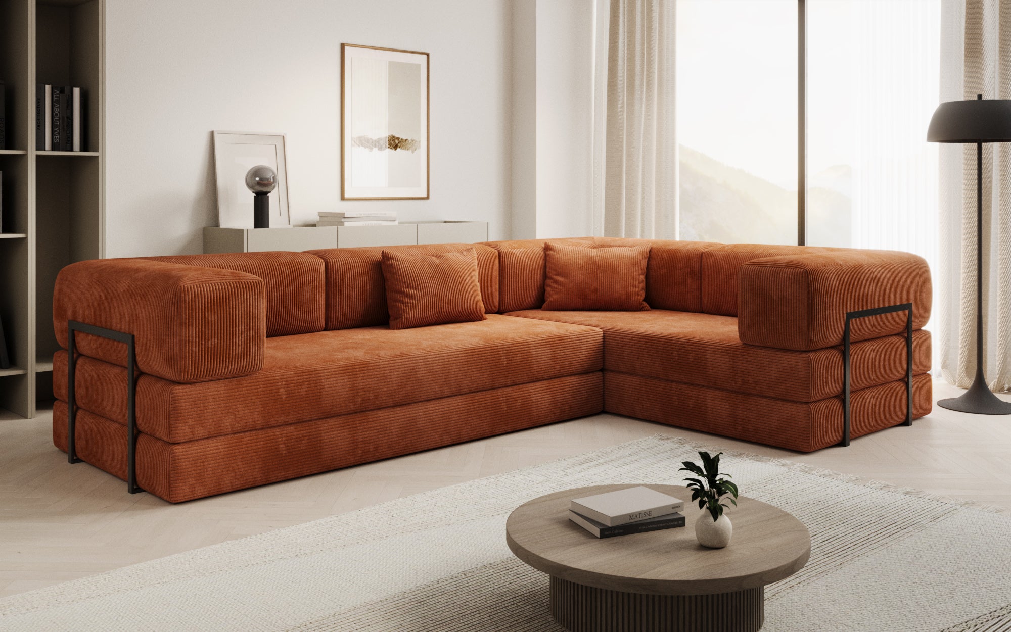 Extra cover for Lazy sofa in corduroy