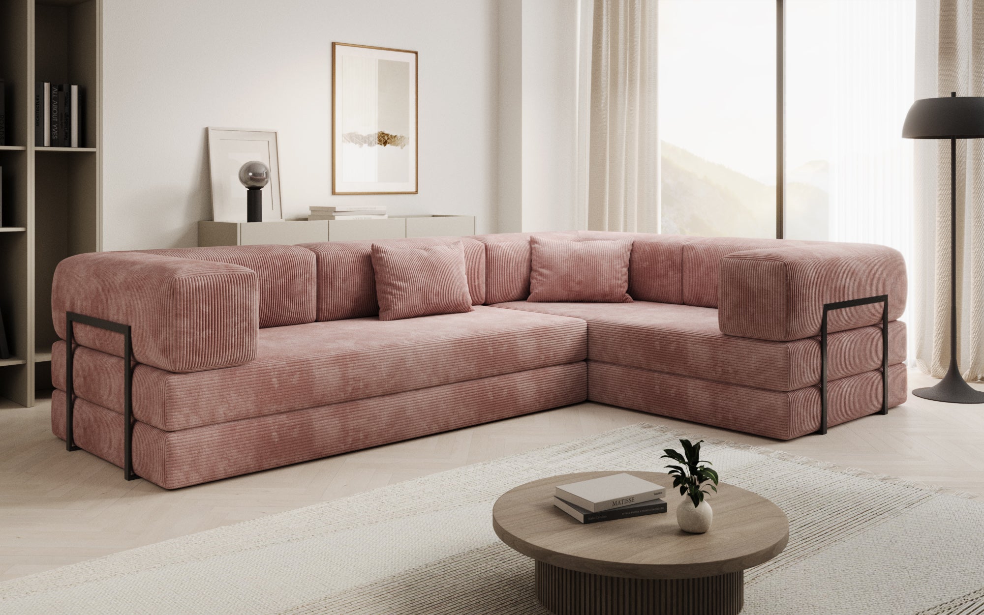 Extra cover for Lazy sofa in corduroy