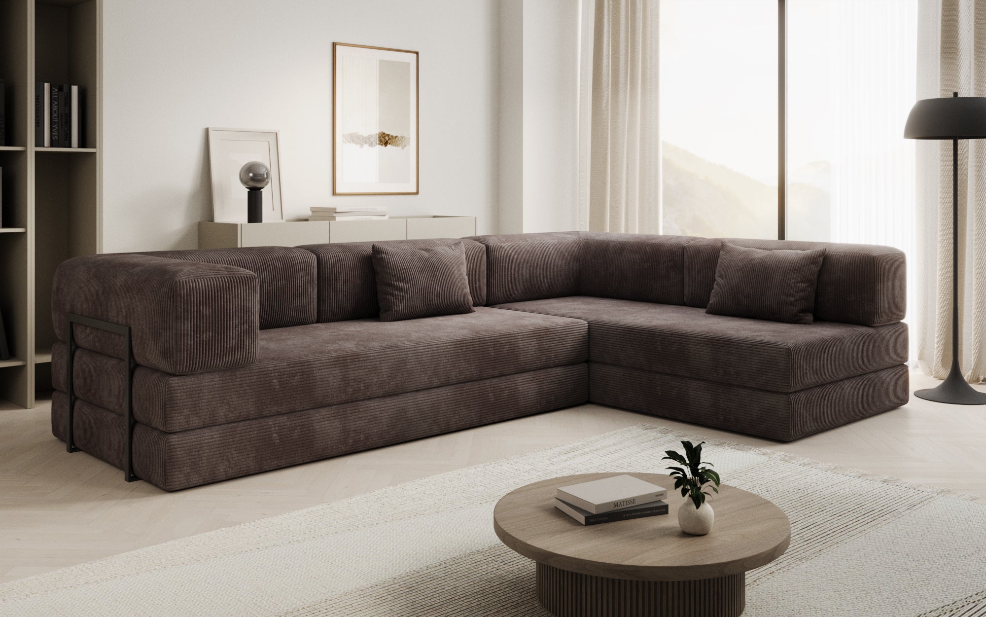 Extra cover for Lazy sofa in corduroy
