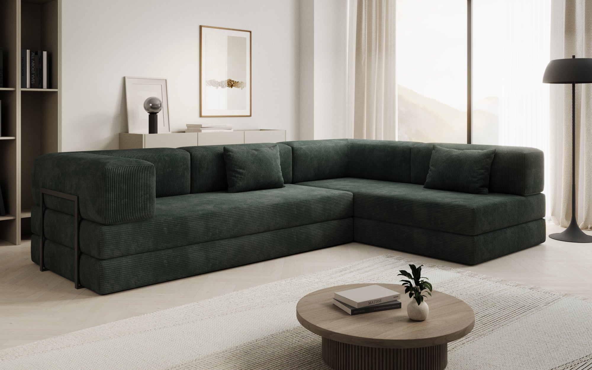Extra cover for Lazy sofa in corduroy