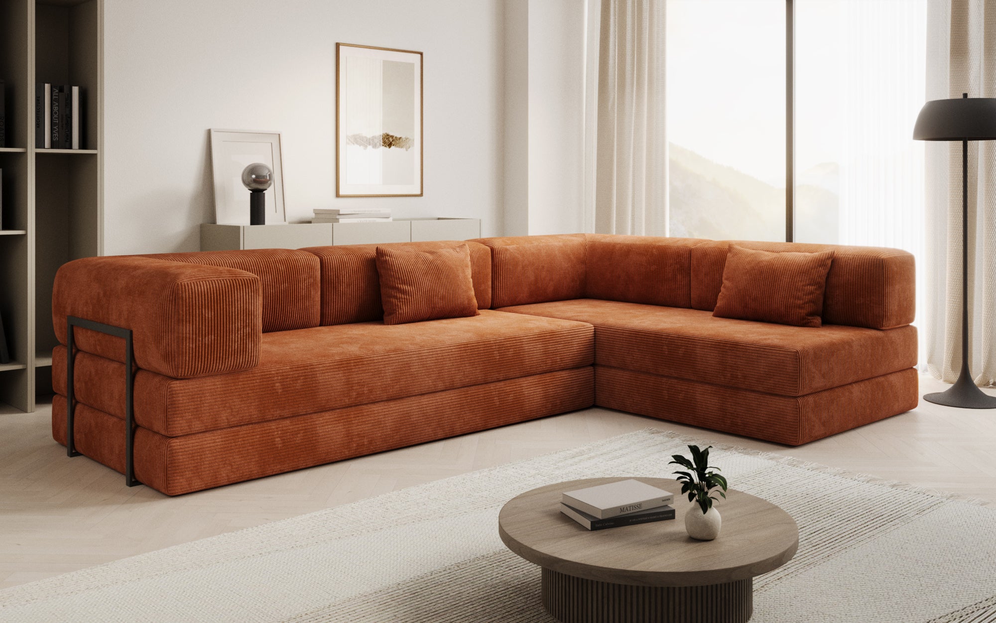 Extra cover for Lazy sofa in corduroy