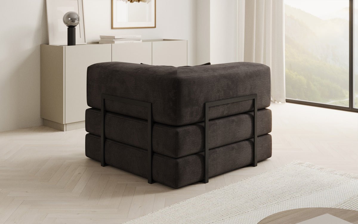 Designer Velvet Sofa Chair Lazy