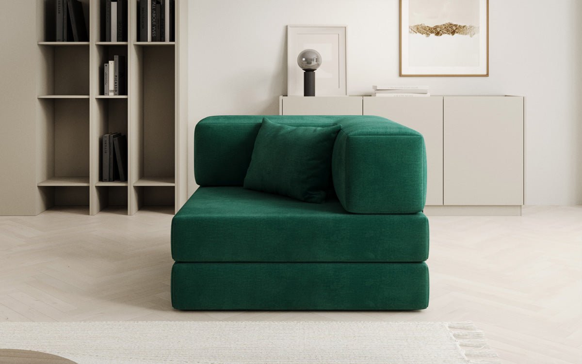 Designer Velvet Sofa Chair Lazy