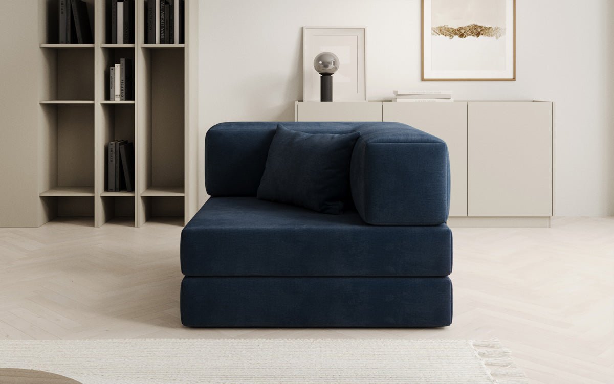 Designer Velvet Sofa Chair Lazy