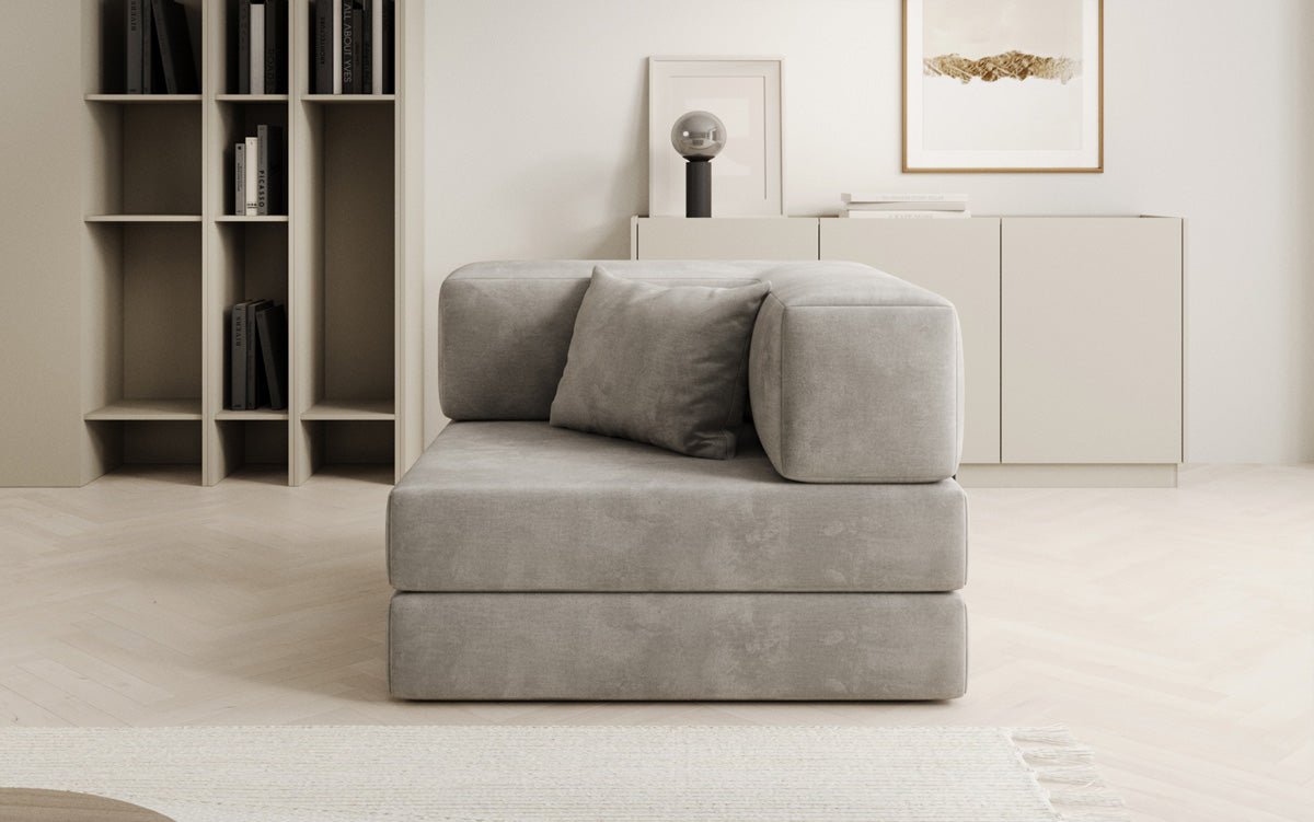 Designer Velvet Sofa Chair Lazy