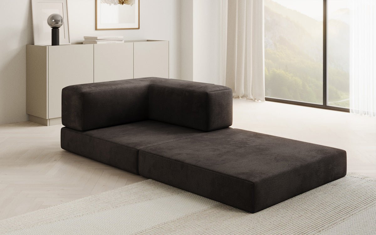 Designer Velvet Sofa Chair Lazy
