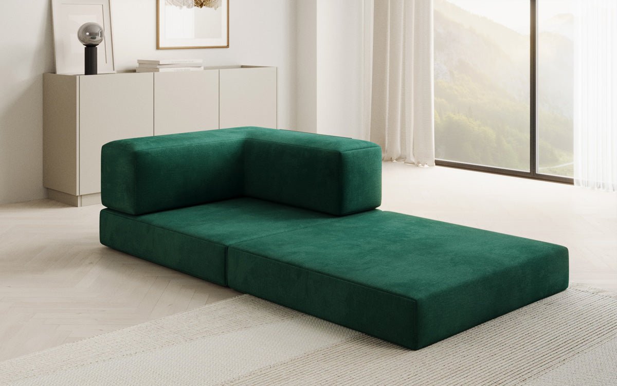 Designer Velvet Sofa Chair Lazy