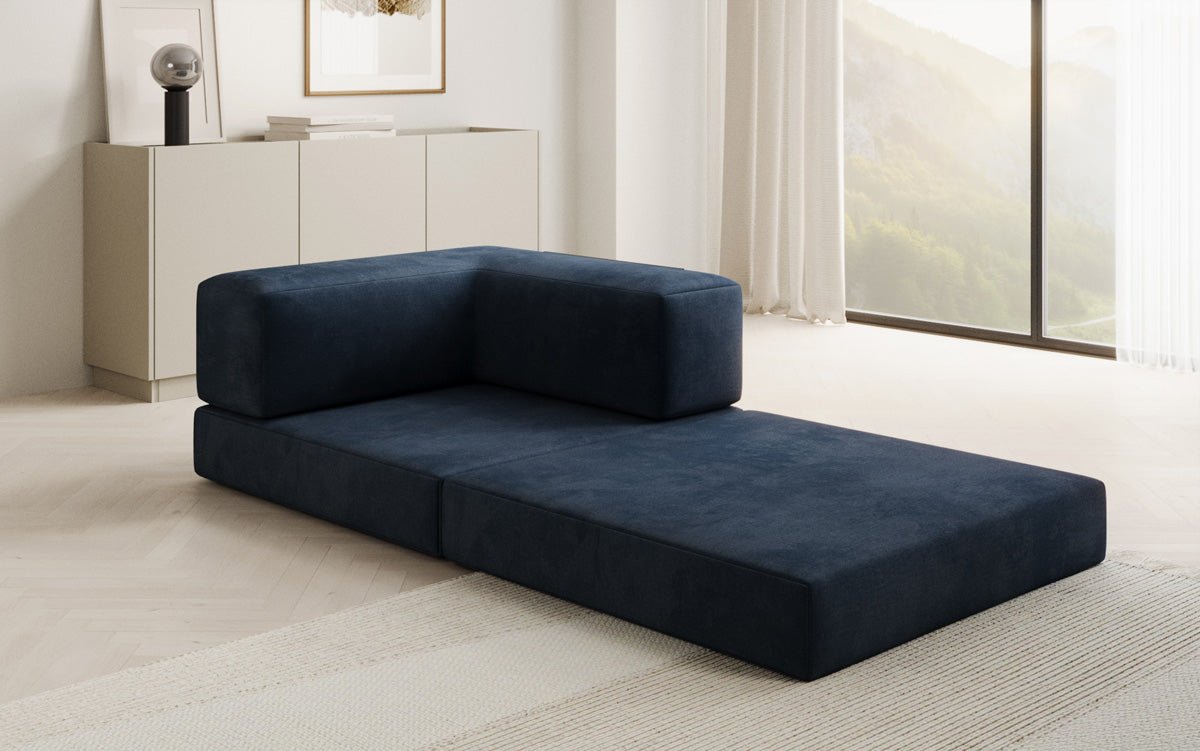 Designer Velvet Sofa Chair Lazy