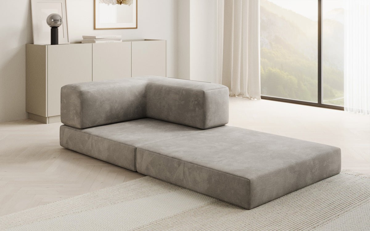 Designer Velvet Sofa Chair Lazy