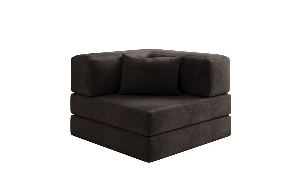 Designer Velvet Sofa Chair Lazy