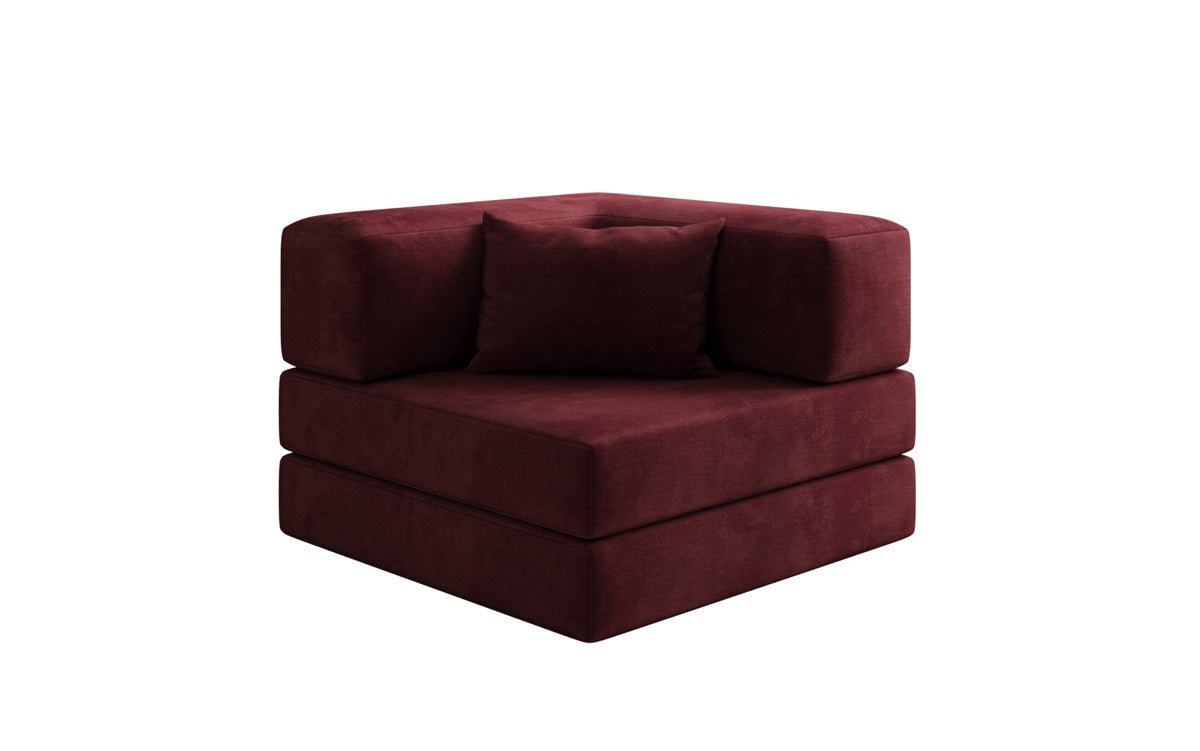 Designer Velvet Sofa Chair Lazy