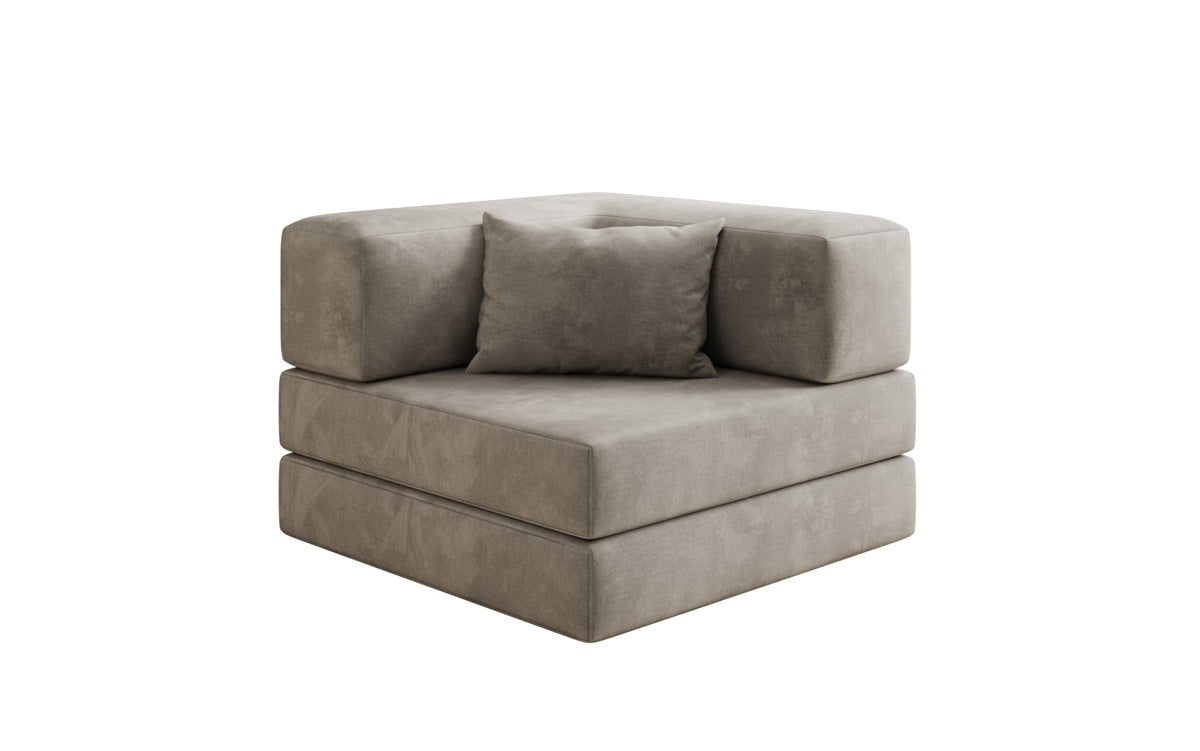Designer Velvet Sofa Chair Lazy