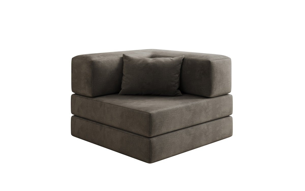 Designer Velvet Sofa Chair Lazy