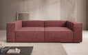 Lesley designer 3-seater sofa in textured fabric