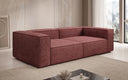 Lesley designer 3-seater sofa in textured fabric