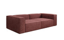 Lesley designer 3-seater sofa in textured fabric