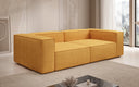 Lesley designer 3-seater sofa in textured fabric
