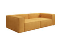 Lesley designer 3-seater sofa in textured fabric