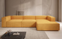 Designer Ecksofa Lesley in Strukturstoff