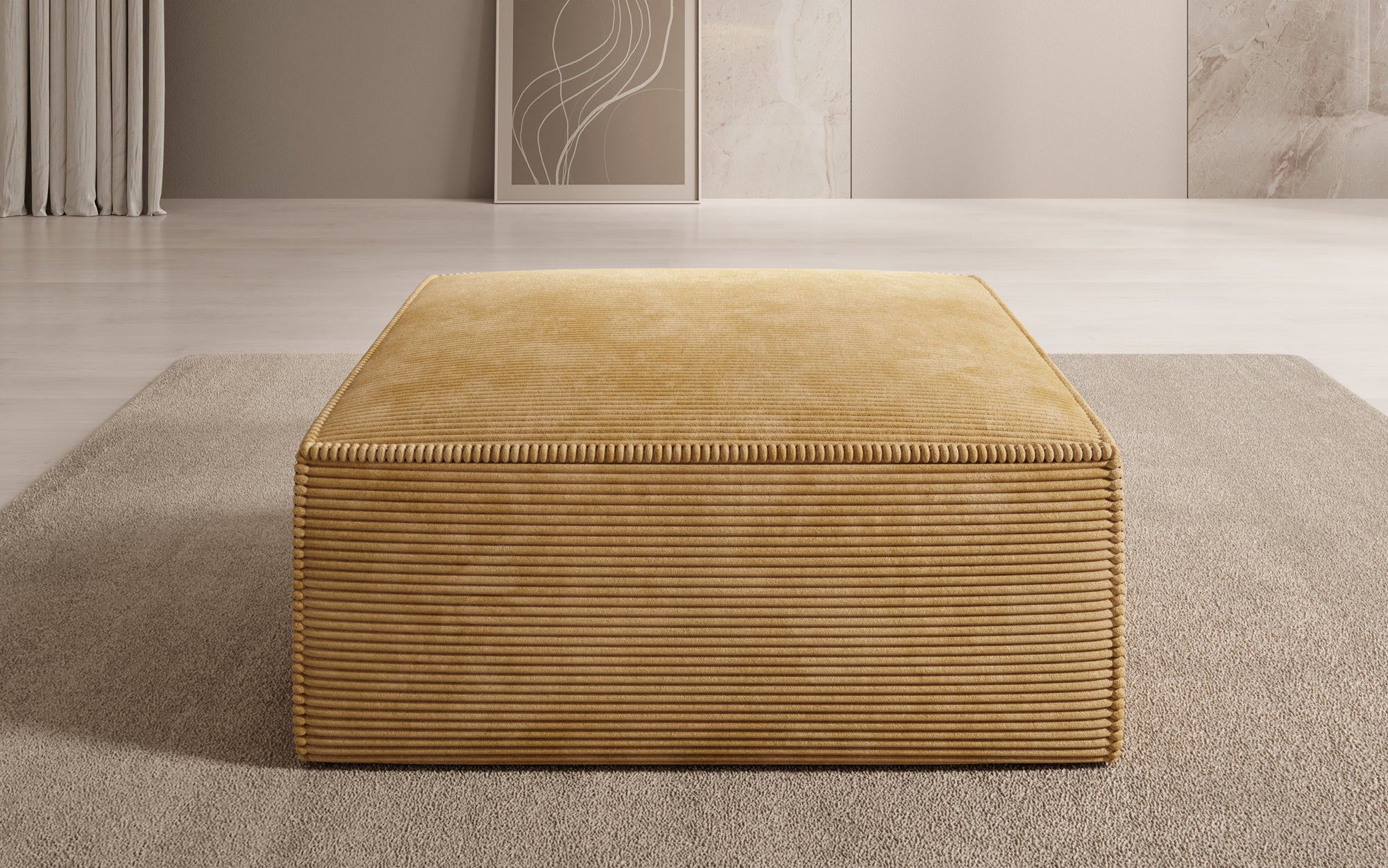 Lesley Side Stool in Corduroy