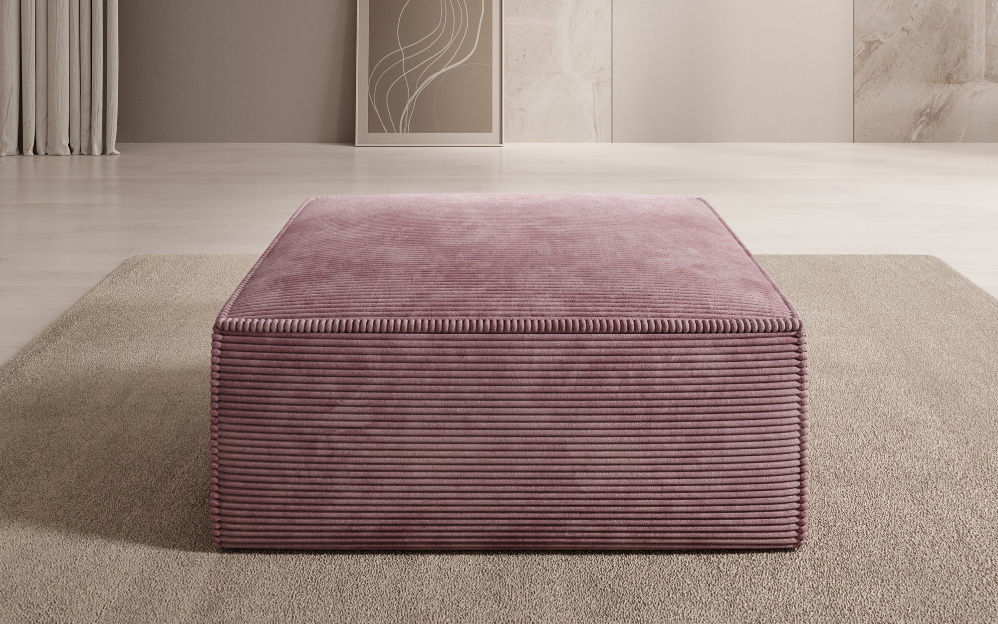 Lesley Side Stool in Corduroy
