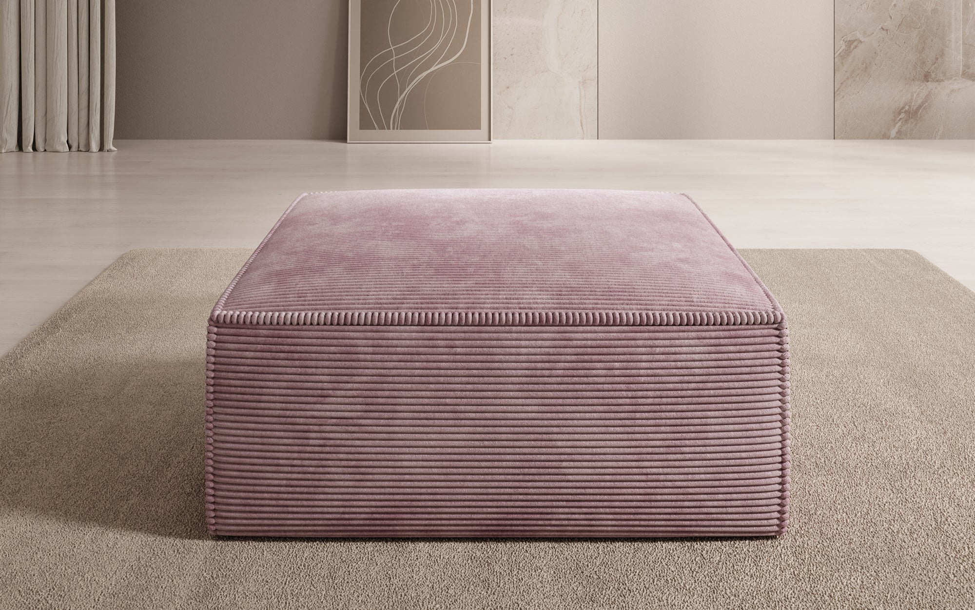 Lesley Side Stool in Corduroy