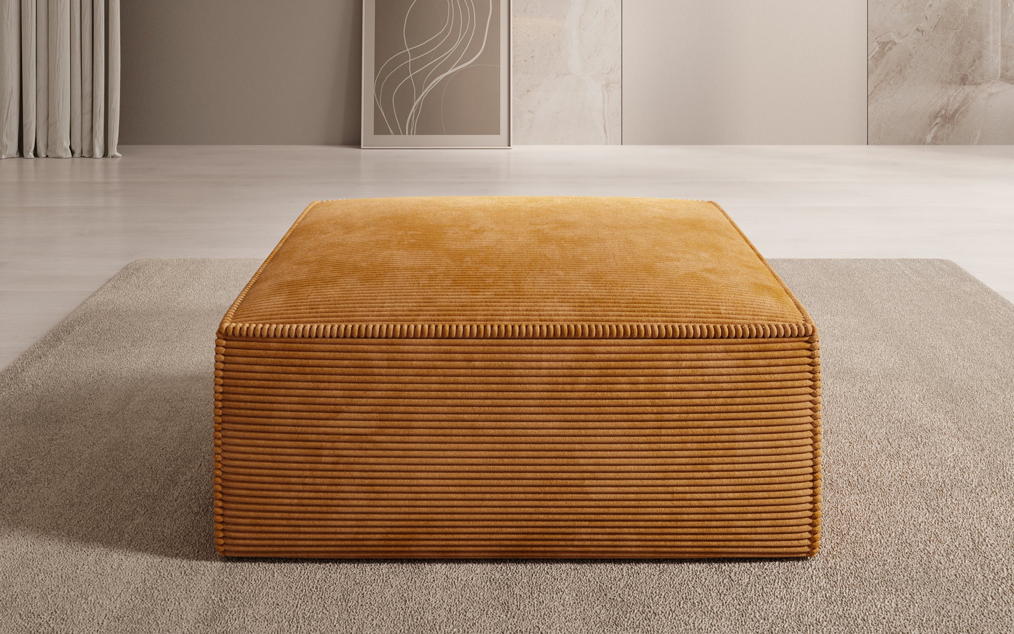 Lesley Side Stool in Corduroy