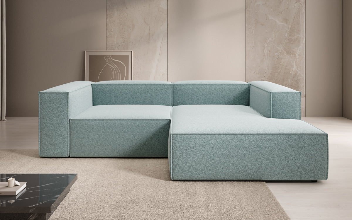 Designer Sofa Lesley L Mini in Textured Fabric