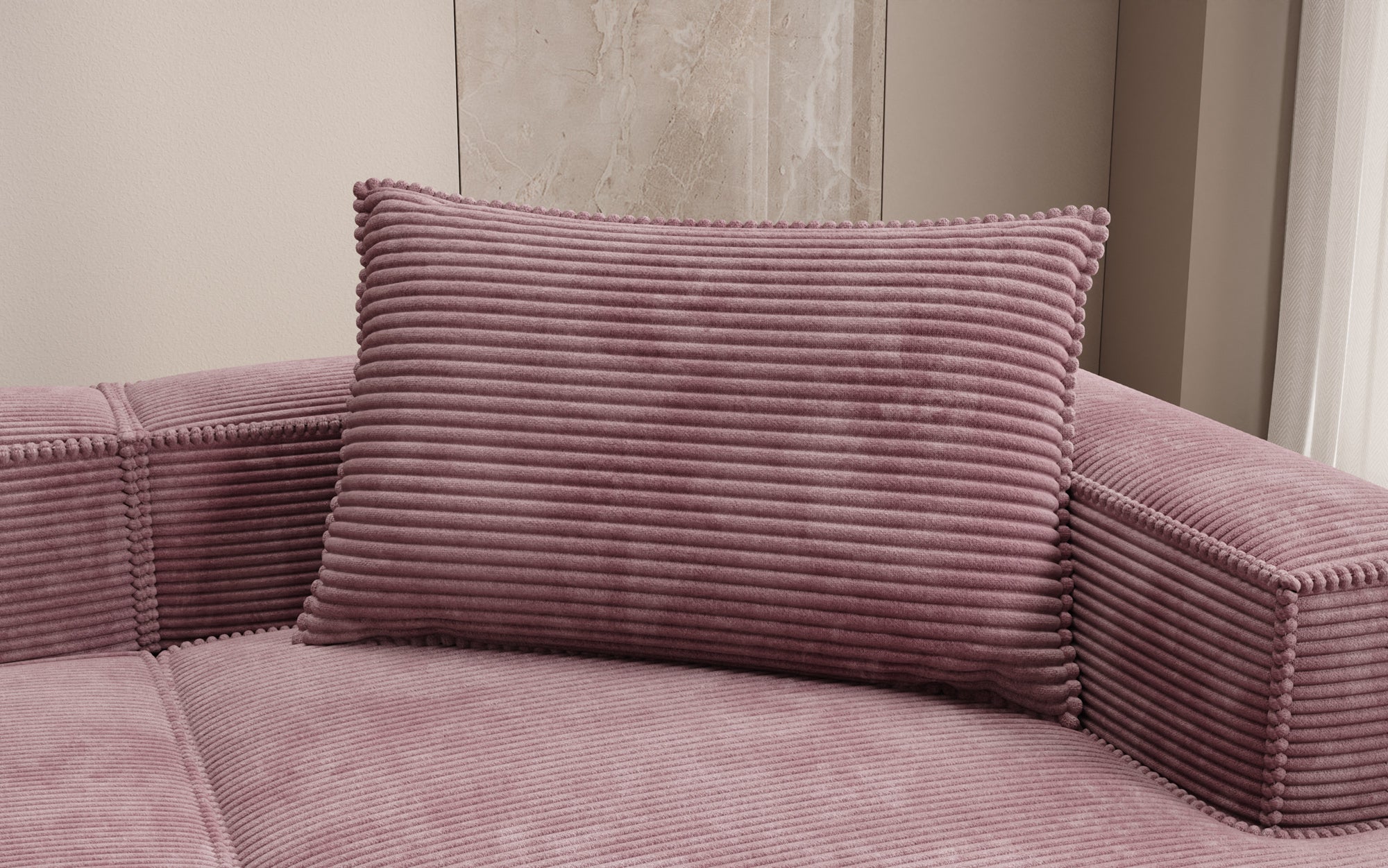 Zierkissen Lesley 45x80 in Cord