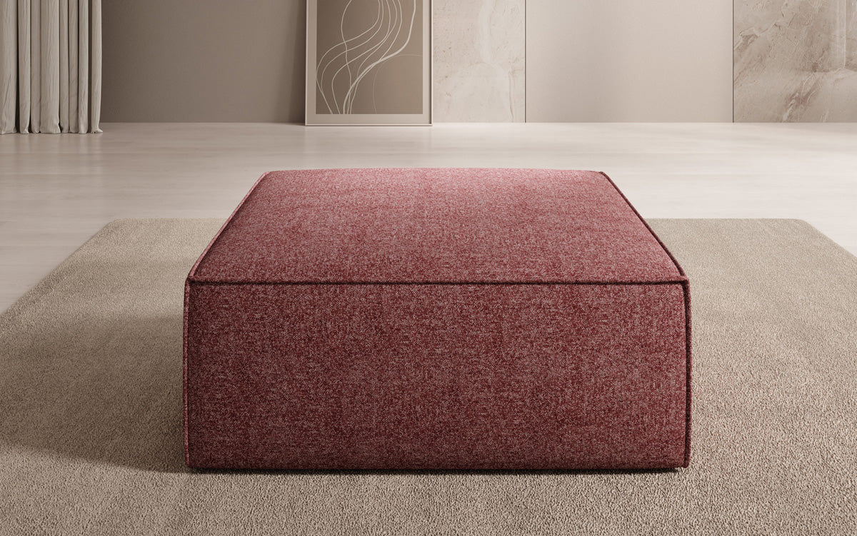 Lesley Side Stool in Textured Fabric