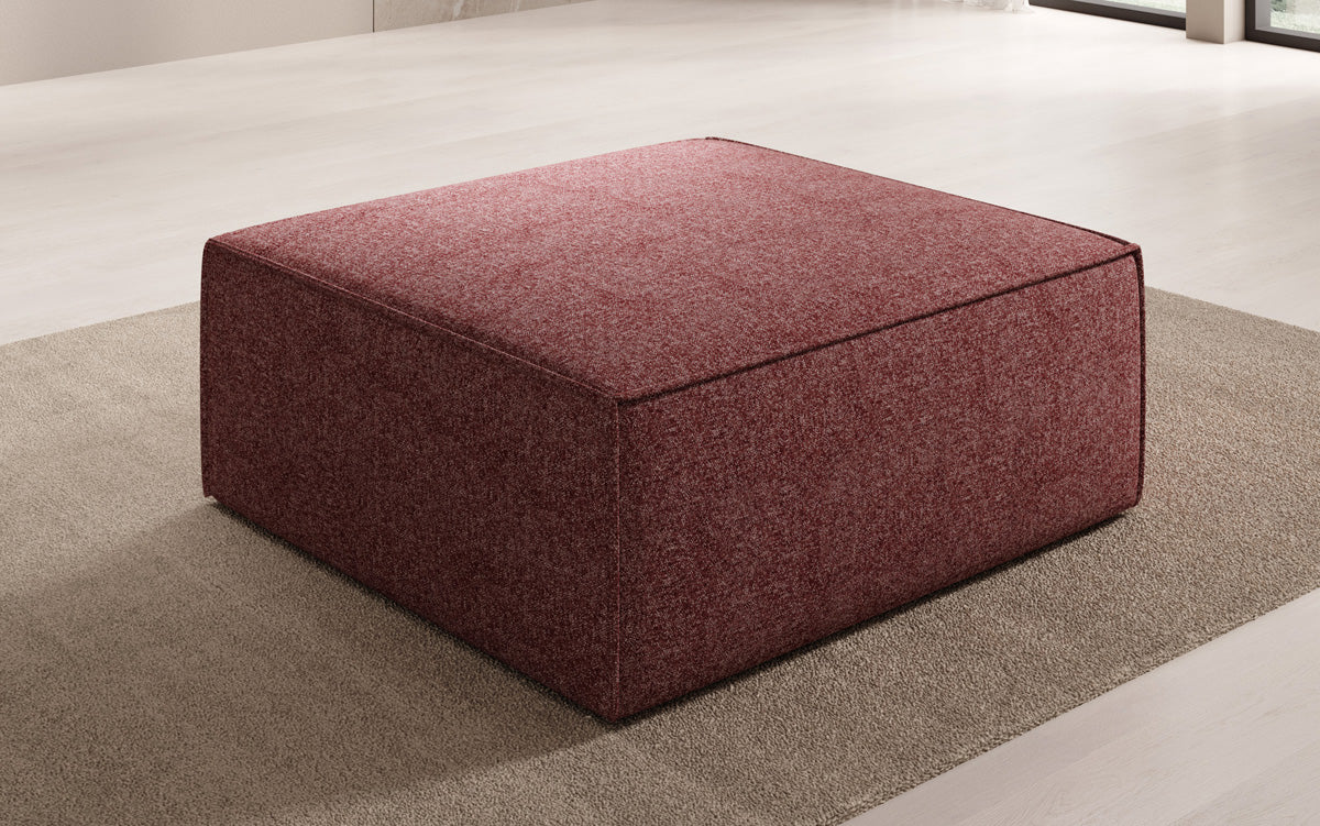 Lesley Side Stool in Textured Fabric