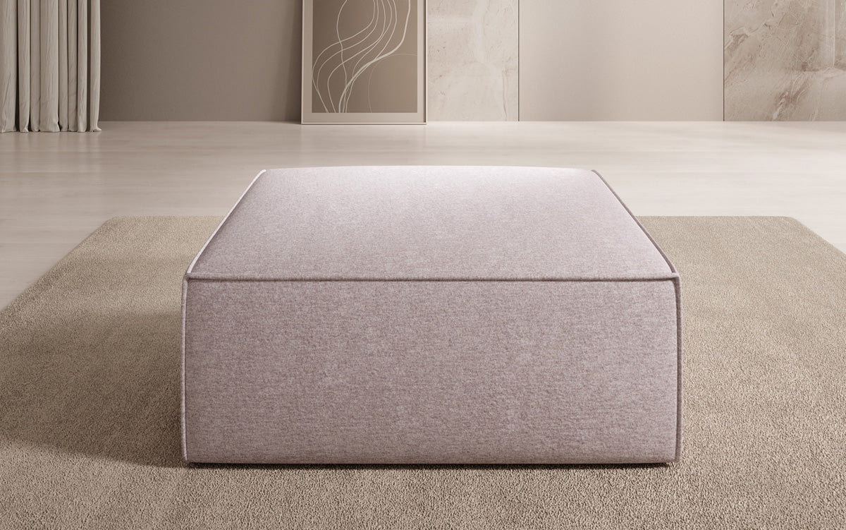 Lesley Side Stool in Textured Fabric