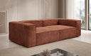 Designer Sofa Lesley 3-Seater in Corduroy