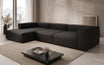Designer Sofa Lesley L in Genuine Leather