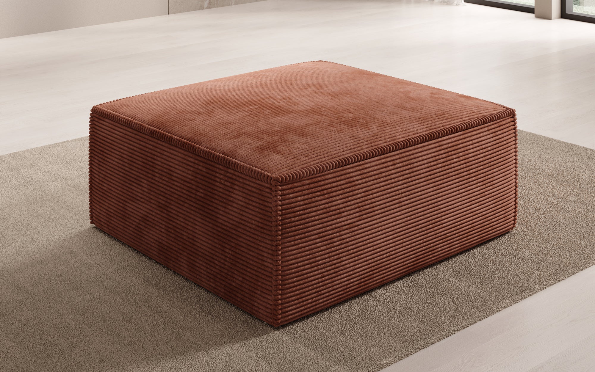 Lesley Side Stool in Corduroy