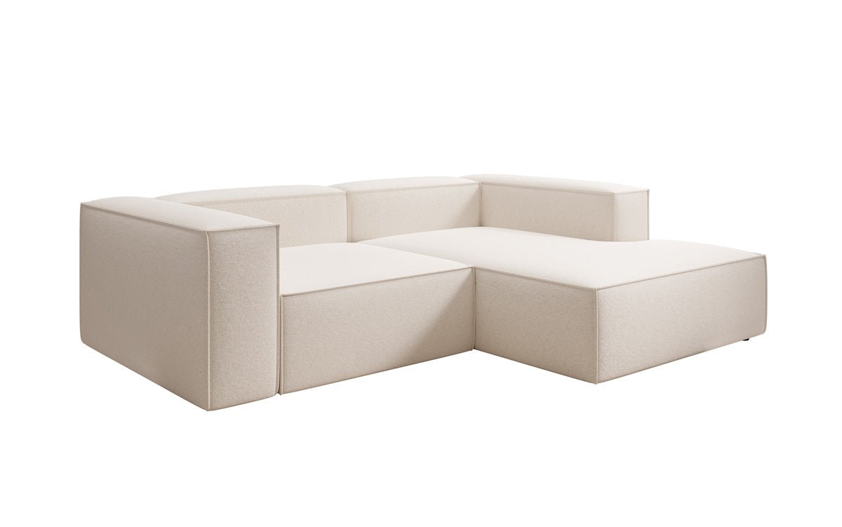Designer Sofa Lesley L Mini in Textured Fabric