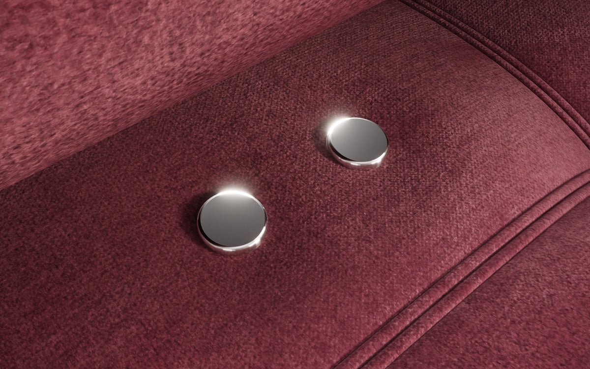 Designer Sofa Sydney L velvet with electric sleeping function