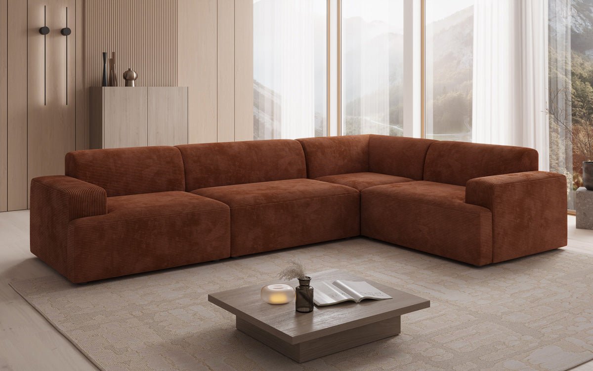 Designer Sofa Monza Living Landscape L in Corduroy