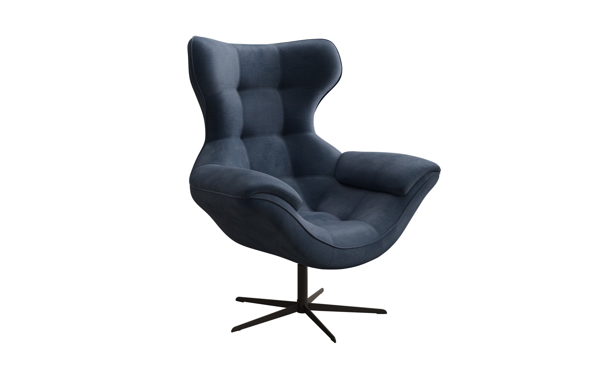 Designer sofa armchair Aurelio in velvet