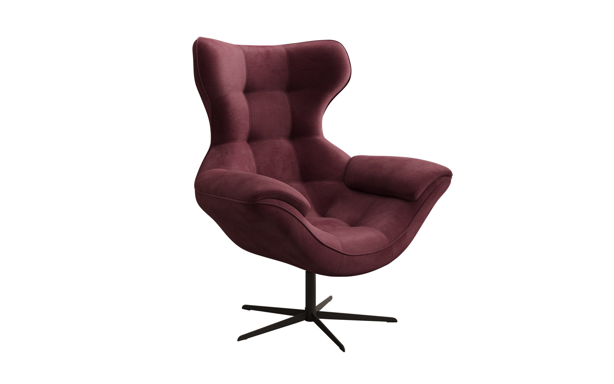 Designer sofa armchair Aurelio in velvet
