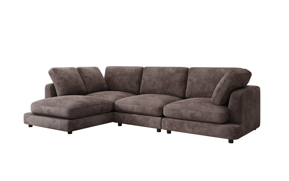 Designer Sofa Thalessa L in Corduroy