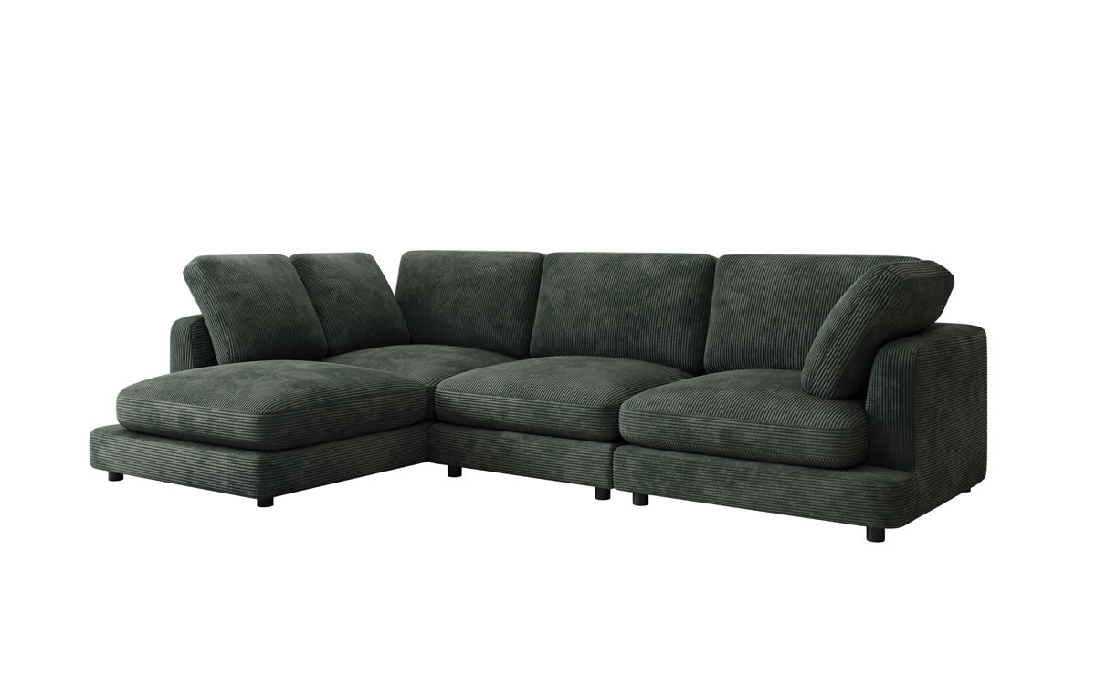 Designer Sofa Thalessa L in Corduroy