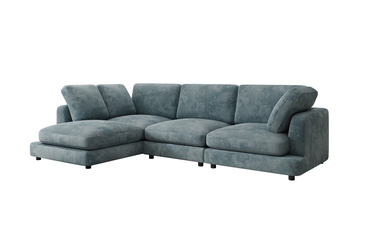 Designer Sofa Thalessa L in Corduroy
