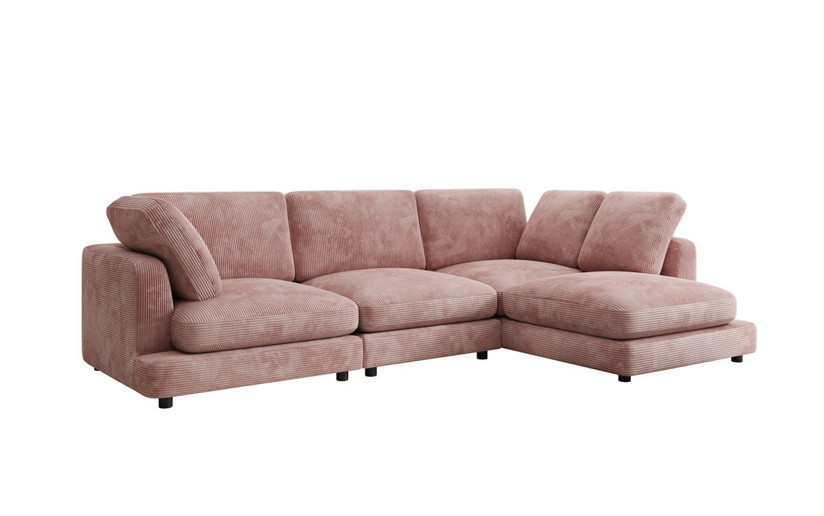 Designer Sofa Thalessa L in Corduroy