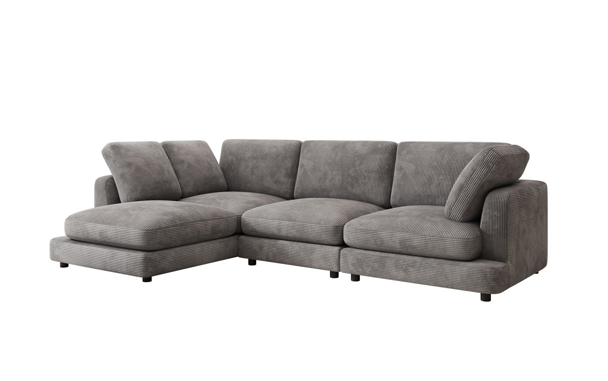 Designer Sofa Thalessa L in Corduroy